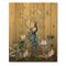 Designart - Chinoiserie With Birds and Peonies VI - Traditional Print on Natural Pine Wood